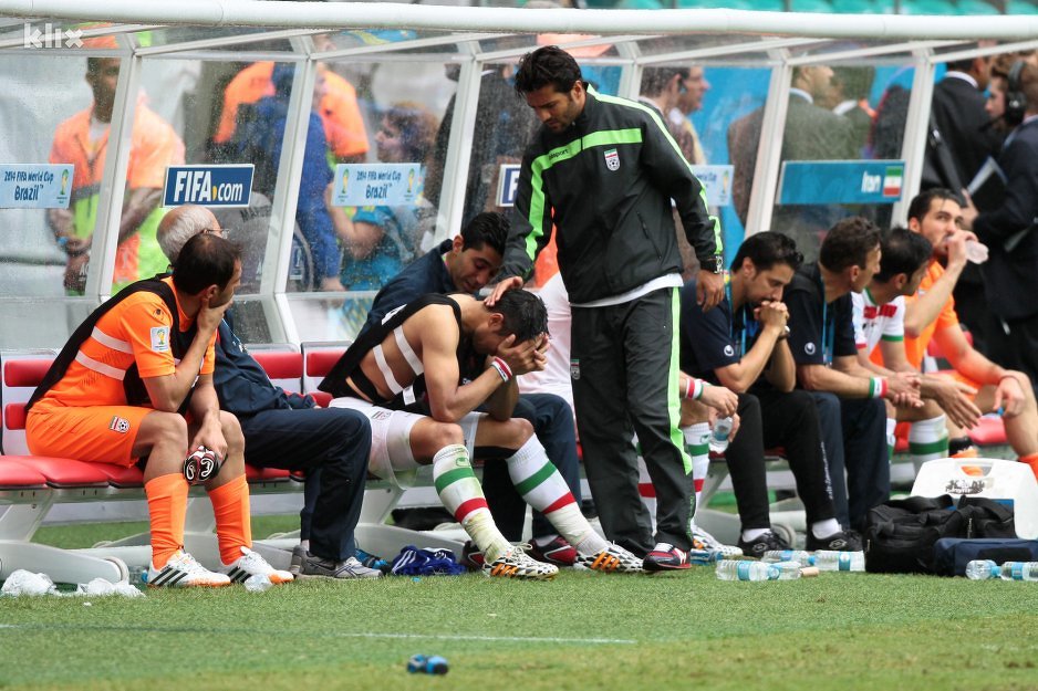 Iranci su bili očajni poslije utakmice (Foto: Feđa Krvavac/Klix.ba)