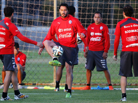 Trening čileanske reprezentacije (Foto: EPA)