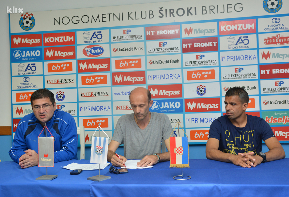 Konferencija za medije NK Široki Brijeg (Foto: Željko Miličević/Klix.ba)