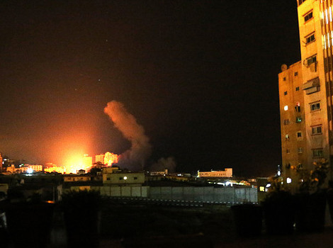 Zračni udari Izraela na Gazu (Foto: EPA)