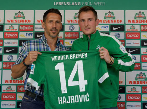 Hajrović na službenom predstavljanju u Werderu