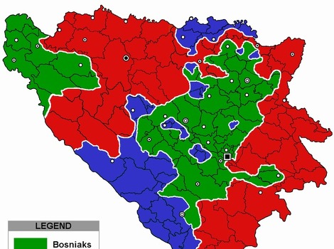 Jedna od mnogobrojnih mapa sa tzv. trećim entitetom