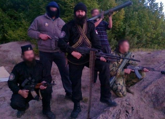 Bratislav Živković sa četnicima