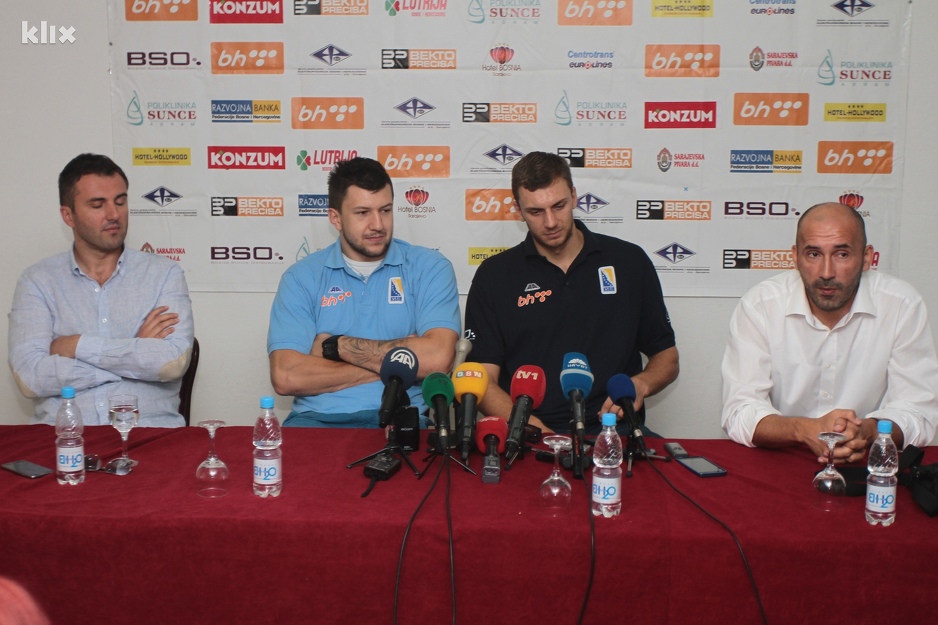 Igor Stojanović, Andrija Stipanović, Elmedin Kikanović i Harun Mahmutović (Foto: Feđa Krvavac/Klix.ba)