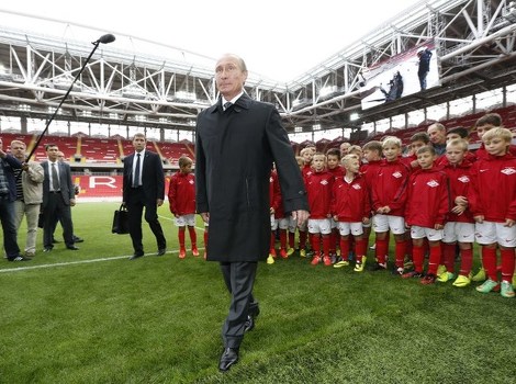Putin na otvaranju stadiona (Foto: AFP)