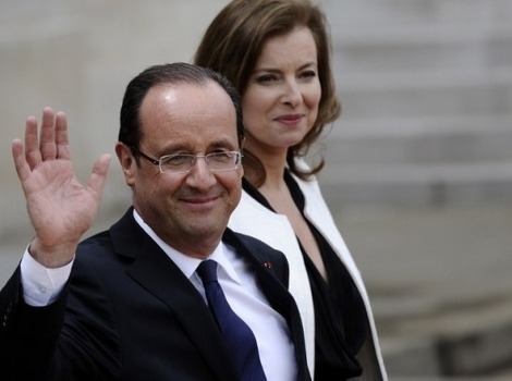 Hollande sa Valerie Trierweiler (Foto: AFP)