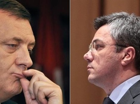Milorad Dodik i Ognjen Tadić (Foto: Klix.ba)