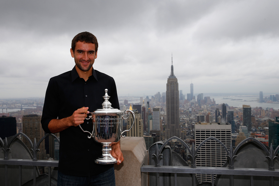 Marin Čilić sa trofejom US Opena (Foto: AFP)