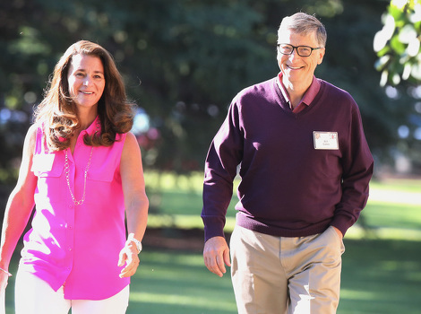Melinda i Bill Gates, Foto: AFP
