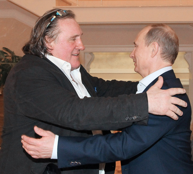 Gérard Depardieu i Vladimir Putin (Foto: EPA)