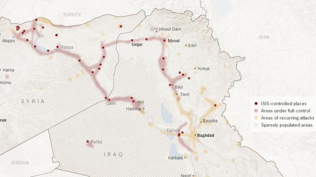 Mapa New York Timesa