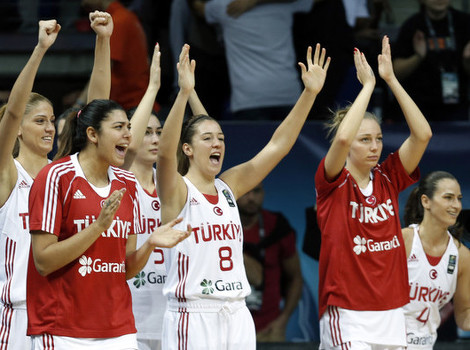 Košarkašice Turske (Foto: EPA)