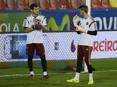 Iker Casillas i David De Gea (Foto: EPA)