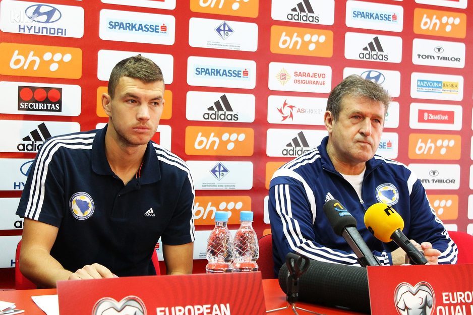 Konferencija za medije uoči meča protiv Belgije (Foto: Elmedin Mehić/Klix.ba)