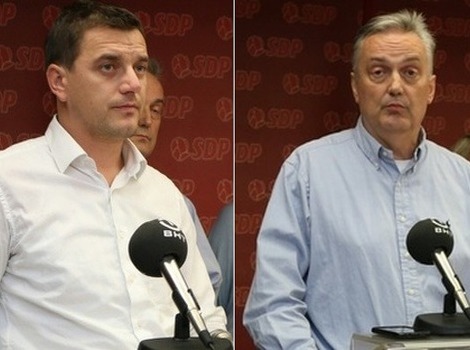 Damir Hadžić i Zlatko Lagumdžija (Foto: Klix.ba)