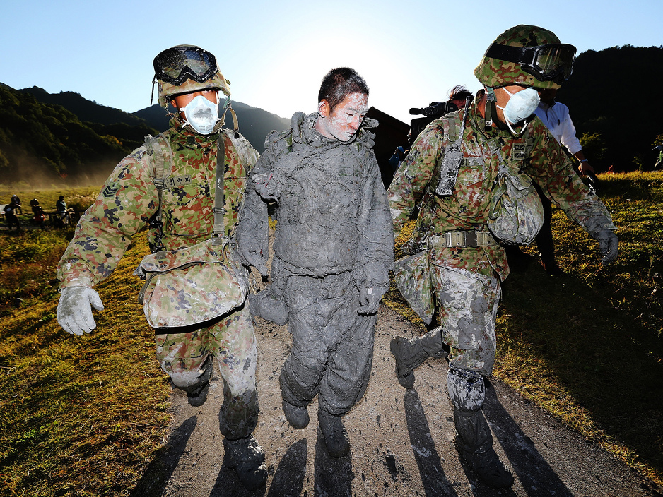 Erupcija vulkana Ontake (Foto: AFP)