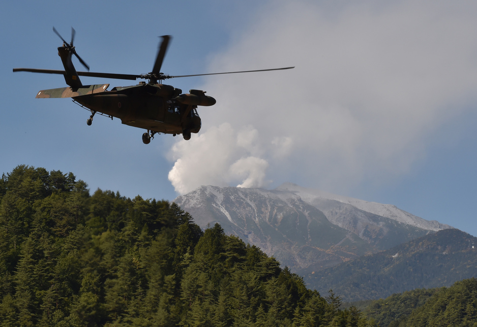 Erupcija vulkana Ontake (Foto: AFP)