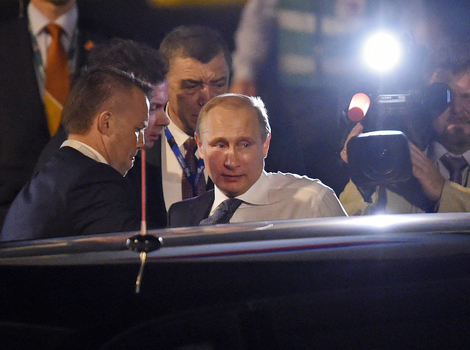 Putin po dolasku u Brisbane (Foto: EPA)