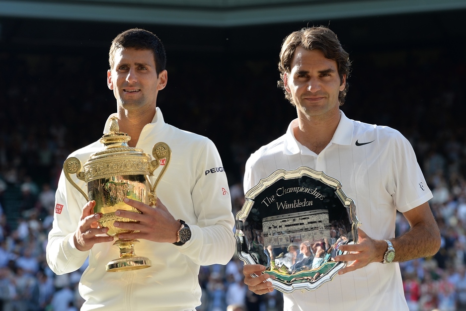 Novak Đoković i Roger Federer nakon meča (Foto: EPA)