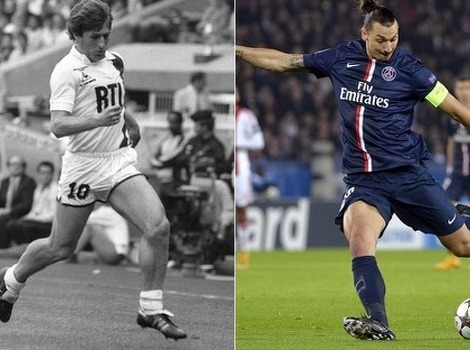 Safet Sušić i Zlatan Ibrahimović u dresu PSG-a (Foto: AFP)