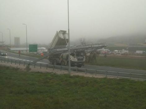 Nesreća na autoputu, (Foto: Čitatelj/Klix.ba)