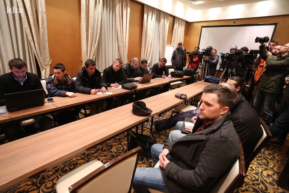 Novinari na konferenciji za medije nakon sjednice IO NSBiH (Foto: Feđa Krvavac/Klix.ba)