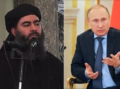 Abu Bakr al-Bagdadi i Vladimir Putin
