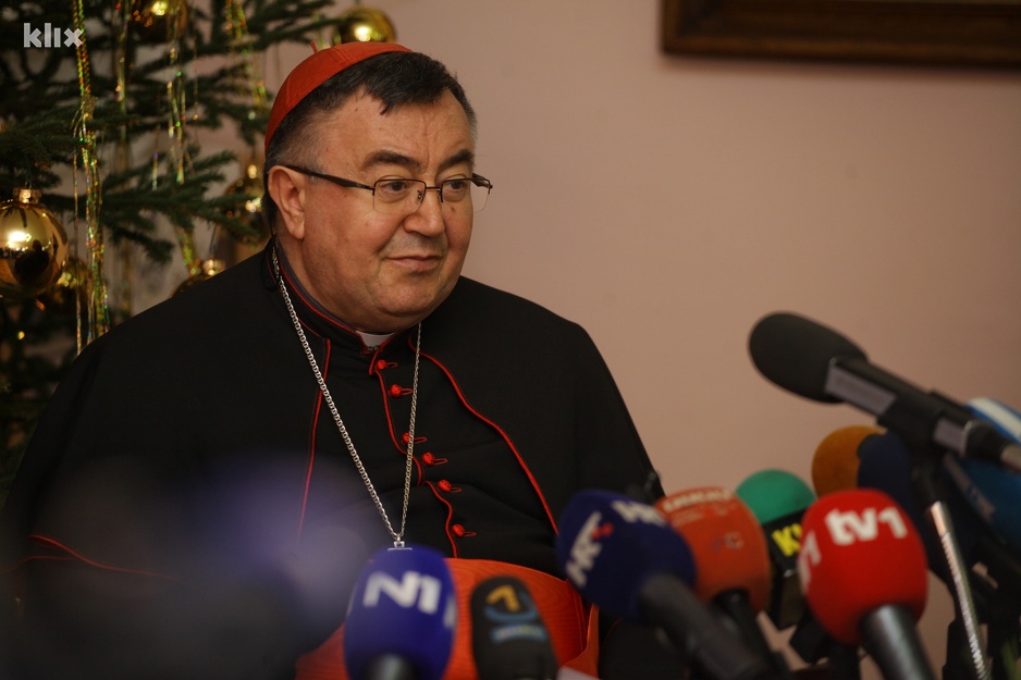 Kardinal Vinko Puljić (Foto: Edin Hadžihasić/Klix.ba)
