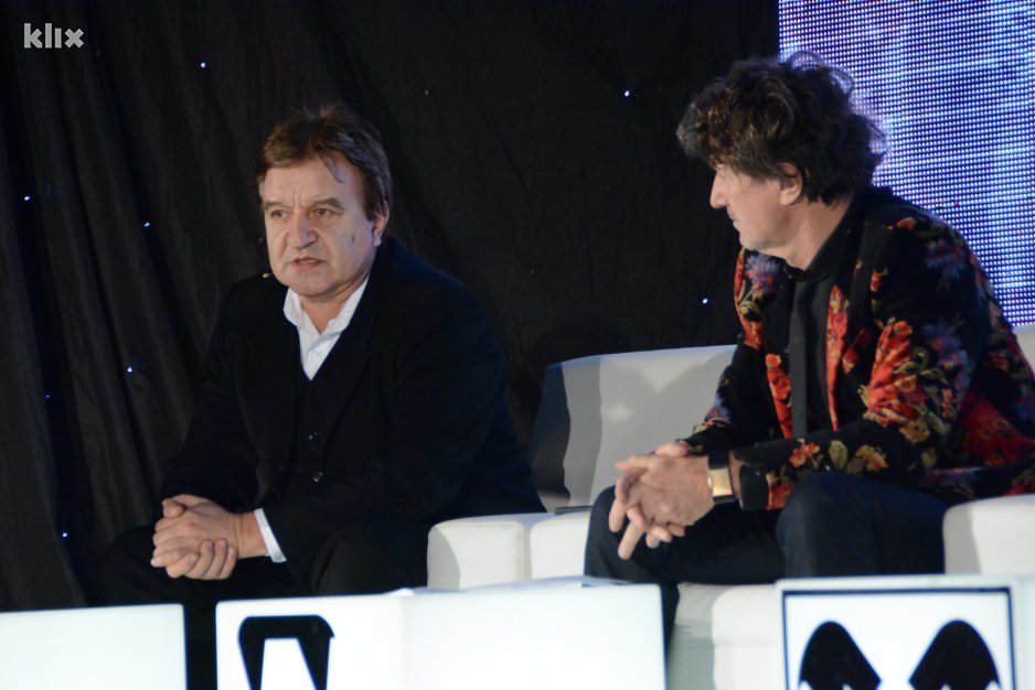 Faruk Drina i Goran Bregović u decembru 2013. na predstavljanju fondacije (Foto: Arhiv/Klix.ba)