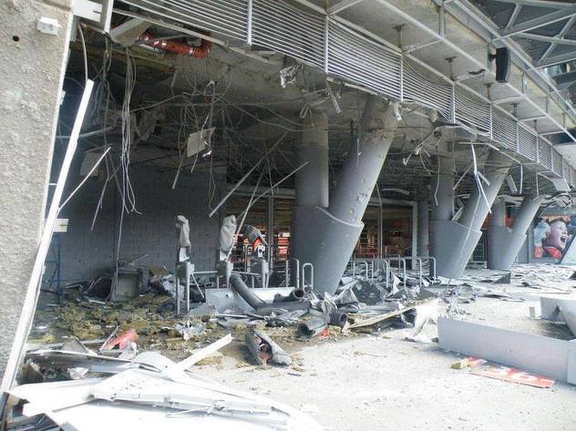 Uništena Donbass Arena