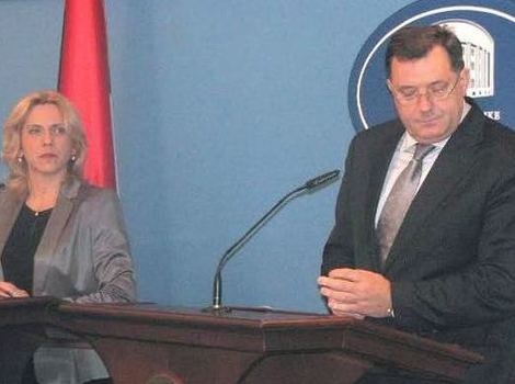 Željka Cvijanović i Milorad Dodik (Foto: Klix.ba)