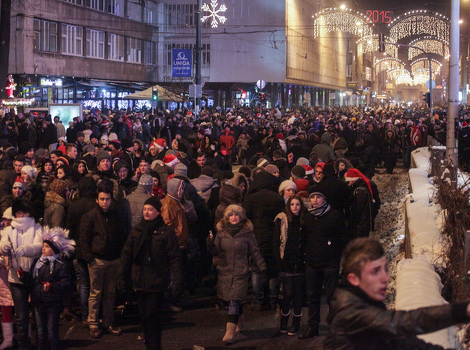 Doček Nove godine u Sarajevu (Foto:Klix.ba)