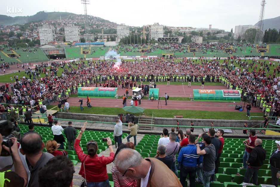 Proslava osvojenog Kupa BiH