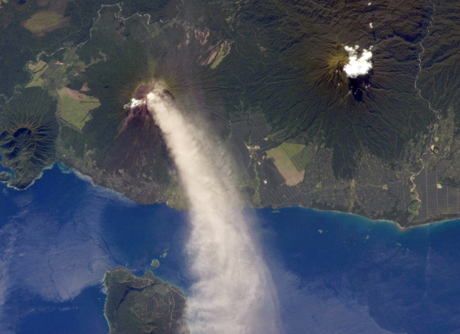 Ulawun iz svemira, Papua Nova Gvineja (Foto: AFP)