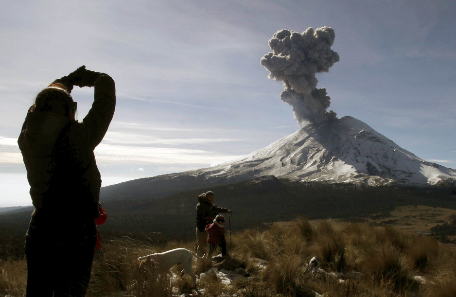 Popokatepetl, Meksiko (Foto: AFP)