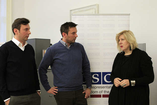 Mario Šimić, Dario Šimić i Dunja Mijatović