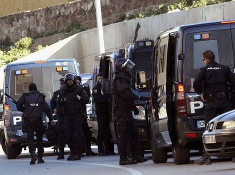 Hapšenje u Španiji (Foto: EPA)