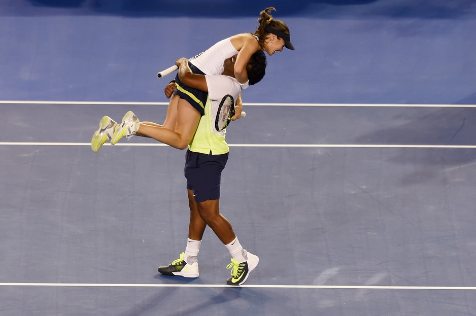 Martina Hingis i Leander Paes (Foto: EPA)