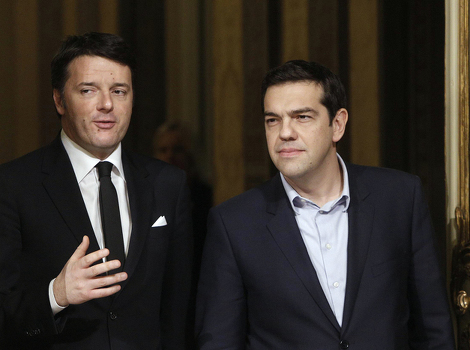 Renzi i Tsipras (Foto: EPA)