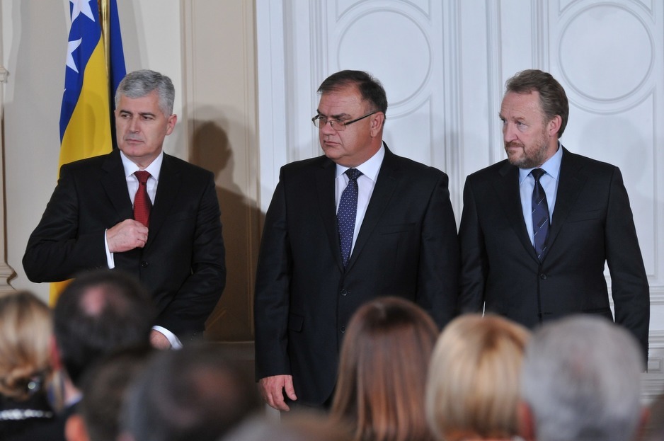 Dragan Čović, Mladen Ivanić i Bakir Izetbegović (Foto: Nedim Grabovica/Klix.ba)
