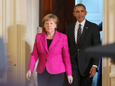 Angela Merkel i Barack Obama (Foto: EPA)