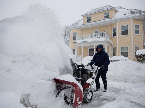 Snježna oluja u SAD (Foto: AFP)
