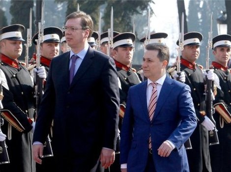 Aleksandar Vučić i Nikola Gruevski (Foto: Blic.rs)