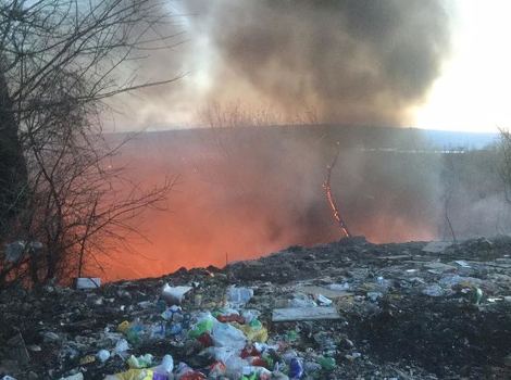 Požar u Knešpolju (Foto: ŠirokiBrijeg.info)