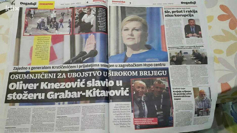 Današnje izdanje Dnevnog lista