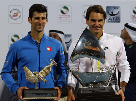 Novak Đoković i Roger Federer (Foto: EPA)