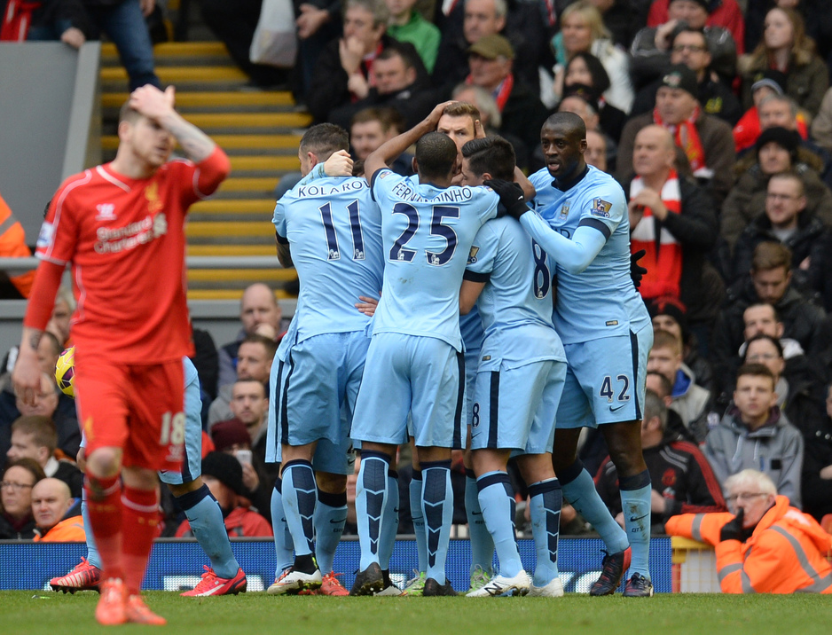 Slavlje igrača Cityja (Foto: AFP)