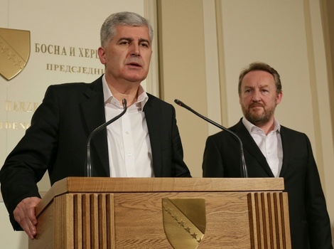 Dragan Čović i Bakir Izetbegović (Foto: Davorin Sekulić/Klix.ba)