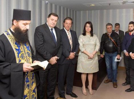 Milorad Dodik u posjeti predstavništvu RS-a u Solunu