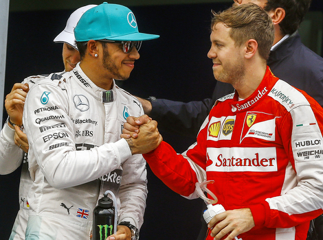 Hamilton i Vettel (Foto: EPA)